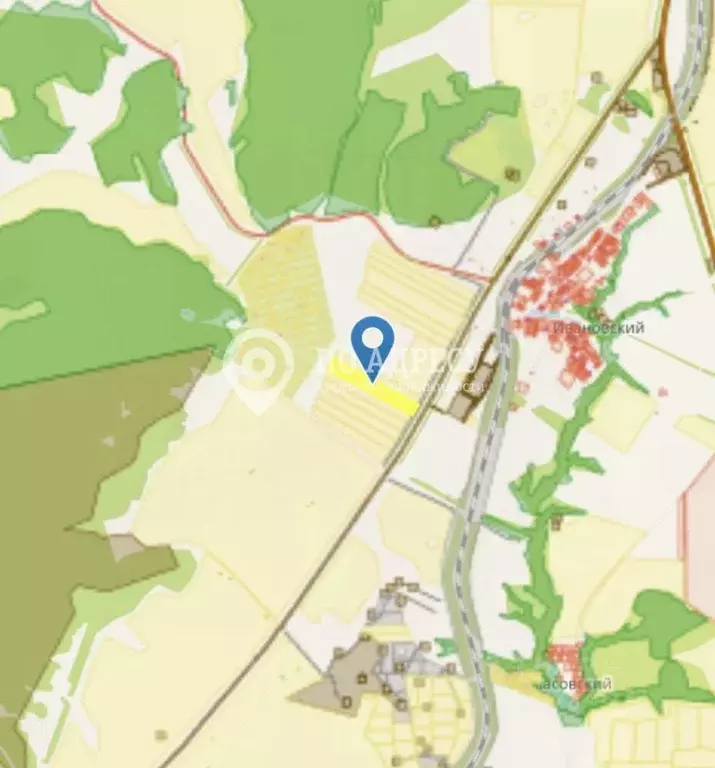 Участок в Саратовская область, пос. Ивановский ул. Солнечная (570.0 ... - Фото 1