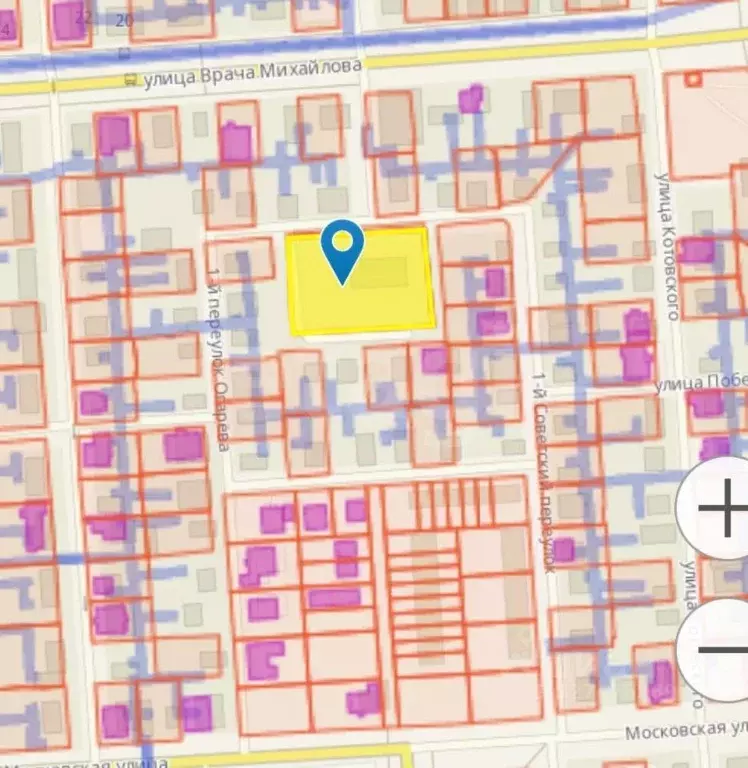 Участок в Ульяновская область, Ульяновск пер. 1-й Огарева, 22 (27.91 ... - Фото 2