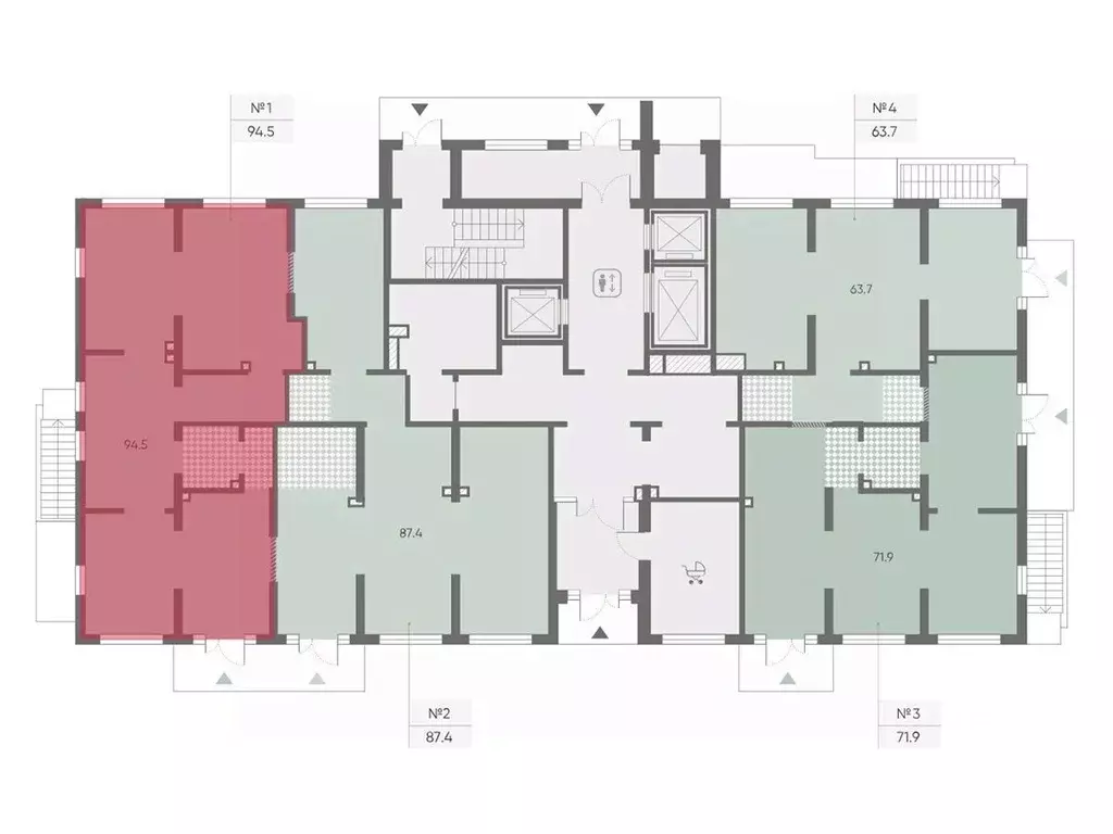 Помещение свободного назначения в Санкт-Петербург Октябрьская ... - Фото 2