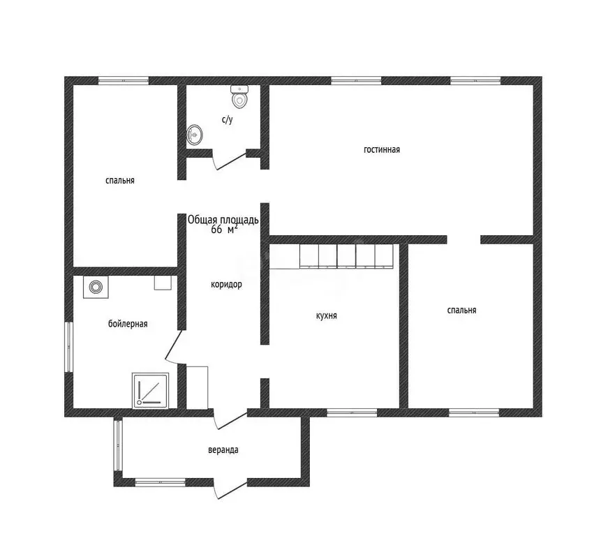 Дом в Бийск, Пригородная улица (60 м) - Фото 1