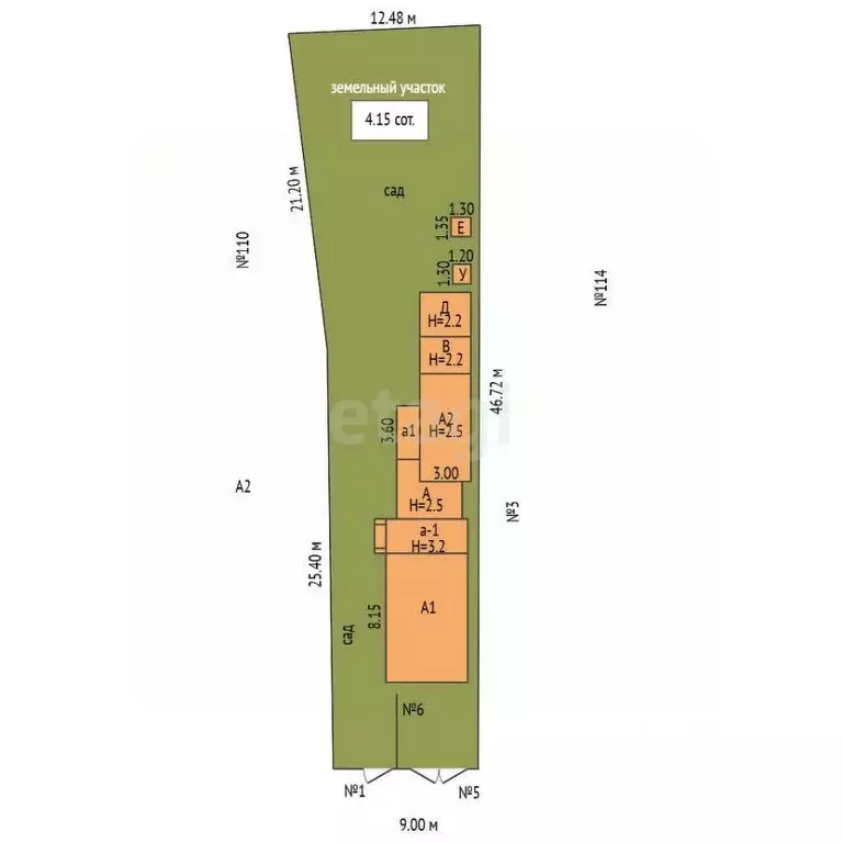 Дом в Крым, Симферополь ул. Грибоедова, 112 (61 м) - Фото 0