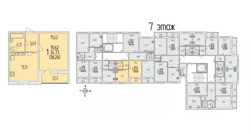 1-к кв. Белгородская область, Белгородский район, Разумное рп ул. ... - Фото 1