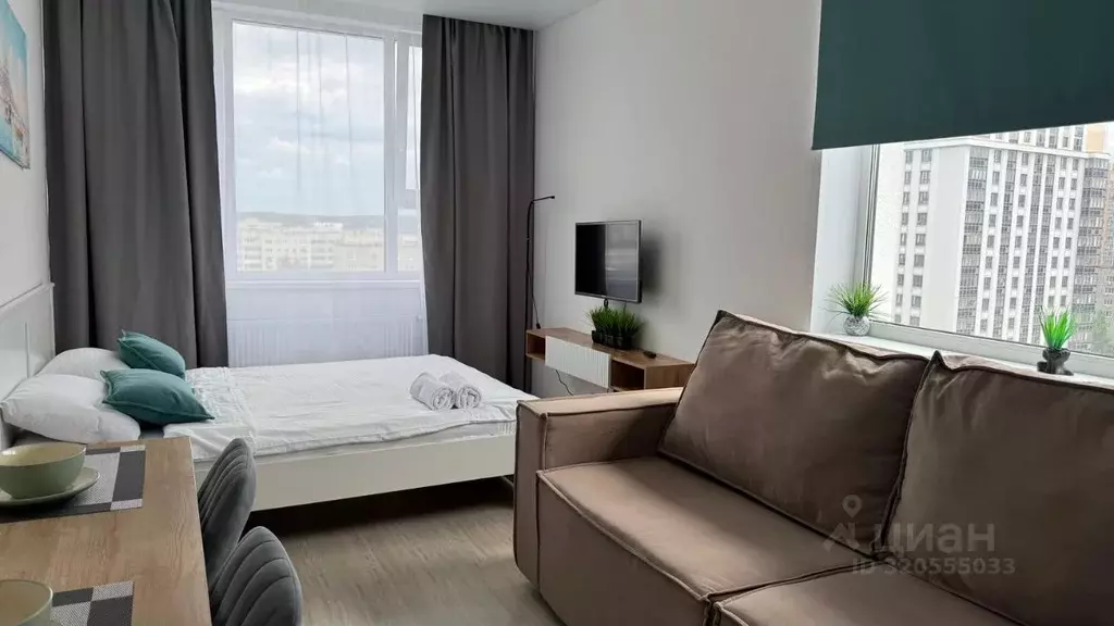 Студия Свердловская область, Екатеринбург ул. Фрунзе, 31 (33.0 м) - Фото 1