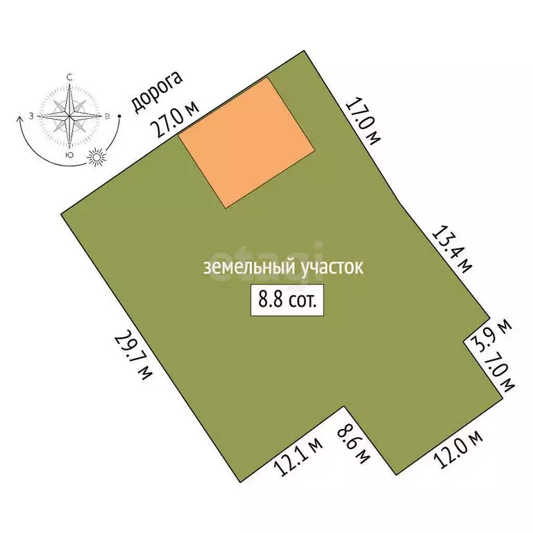 Дом в Ялуторовск, улица Челюскинцев (20 м) - Фото 1