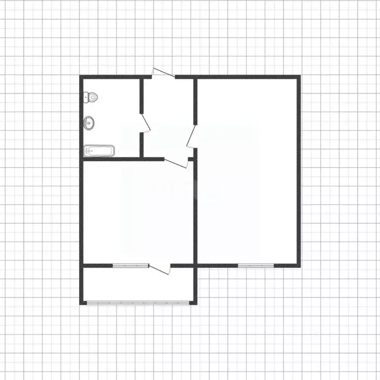 1-к кв. Белгородская область, Белгородский район, Северный городское ... - Фото 2