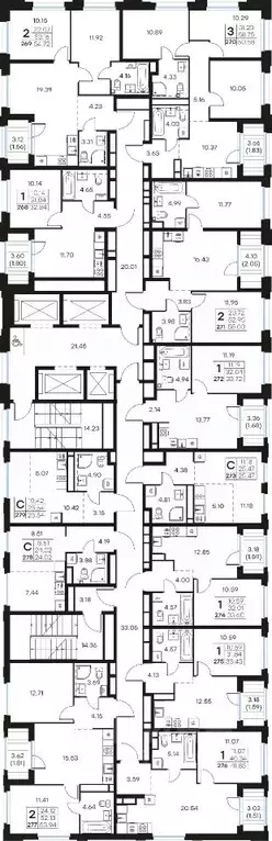 1-к кв. Нижегородская область, Нижний Новгород Глоракс Левобережный ... - Фото 2