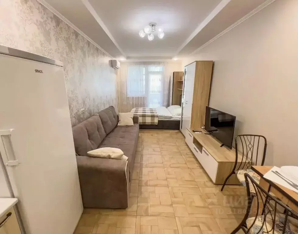1-к кв. Краснодарский край, Сочи Бытха мкр, ул. Бытха, 41 (31.0 м) - Фото 0