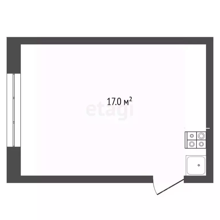 Комната Тюменская область, Тюмень Ткацкий проезд, 6 (17.0 м) - Фото 2