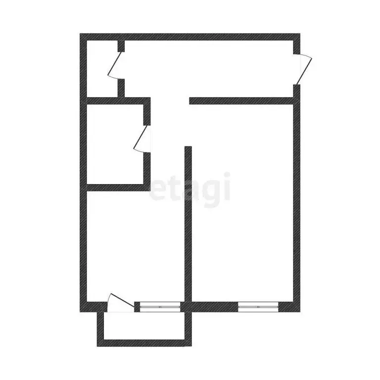 1-комнатная квартира: Иркутск, 4-я Железнодорожная улица, 6 (40 м) - Фото 1
