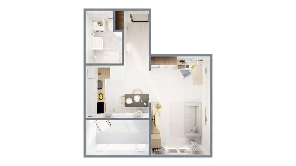 1-к кв. Новосибирская область, Новосибирск Самоцветы жилой комплекс ... - Фото 1