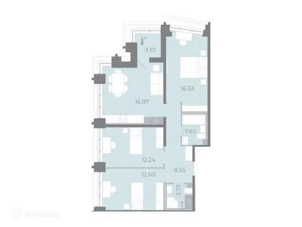 Продаётся 3-к квартира, 74.4 м - Фото 0