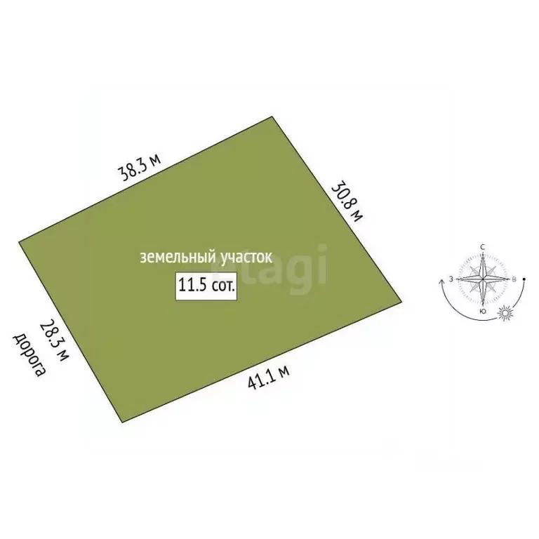 Участок в Саха (Якутия), Якутск ул. Билибина (11.5 сот.) - Фото 2