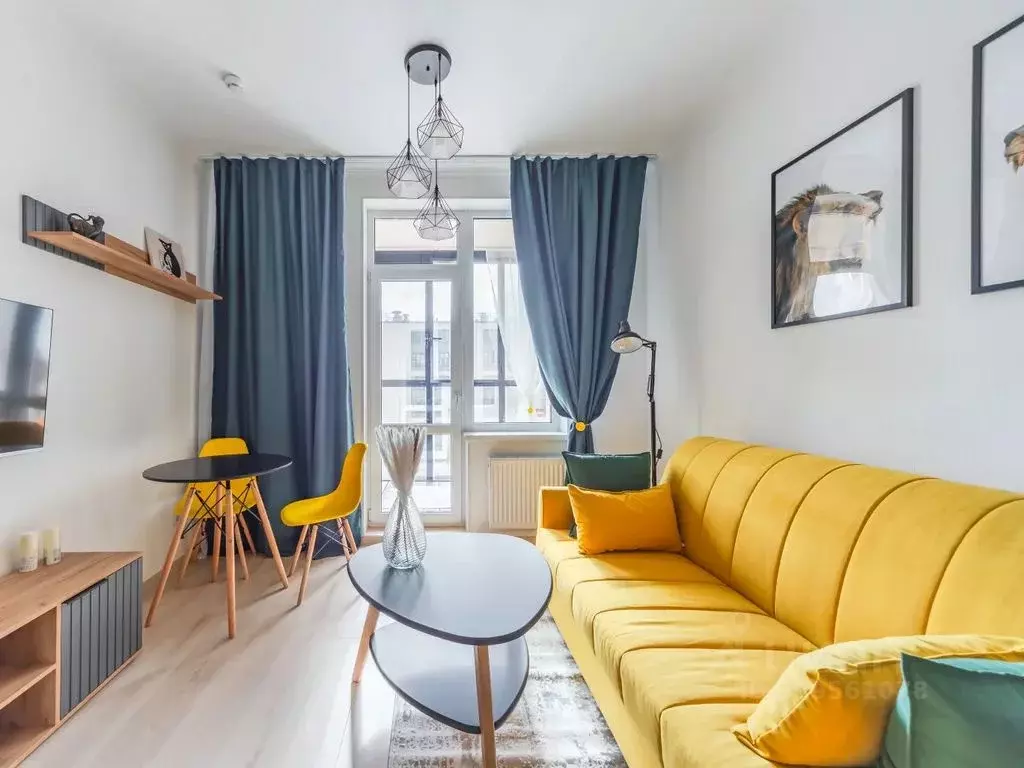 Студия Санкт-Петербург аллея Арцеуловская, 7к2 (26.0 м) - Фото 1