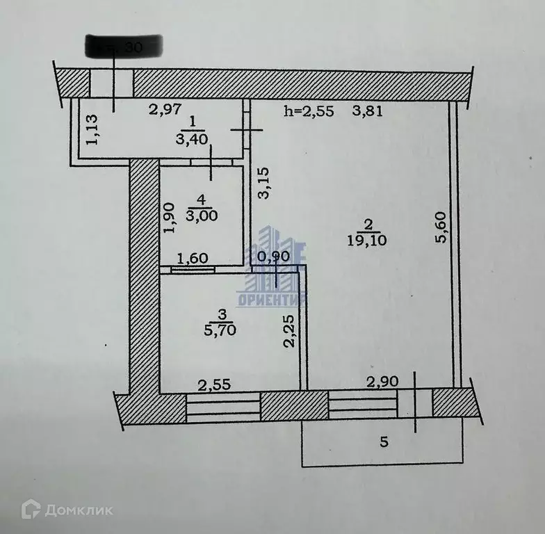 Продаётся 1-к квартира, 33.7 м - Фото 1