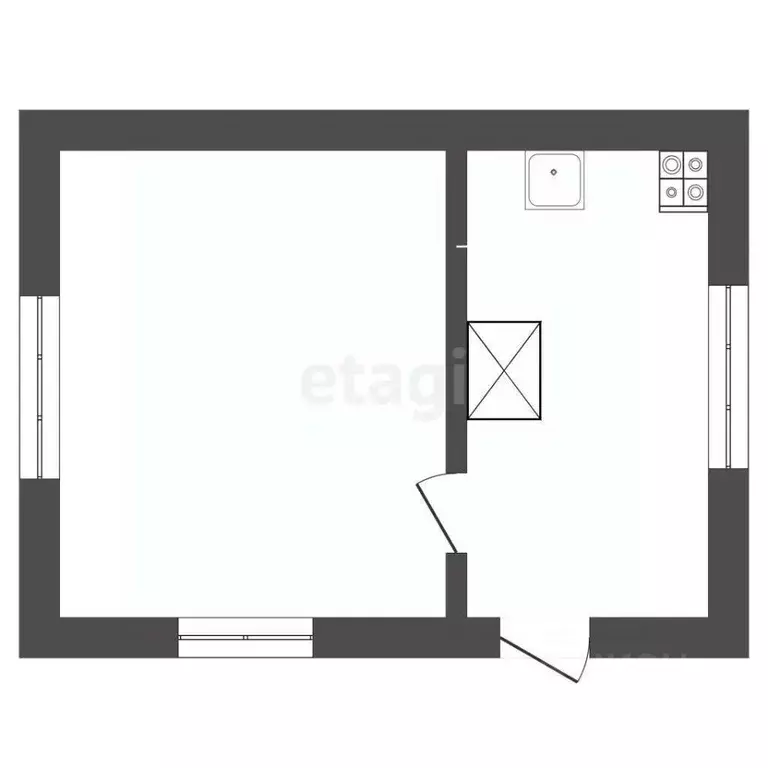 Дом в Тюменская область, Тюмень Вертолет СНТ, ул. Ягодная (37 м) - Фото 1