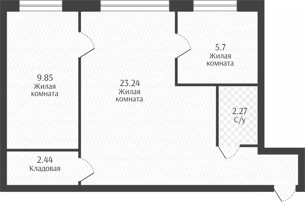 2-к кв. Ленинградская область, Волхов ул. Ломоносова, 12А (43.5 м) - Фото 1