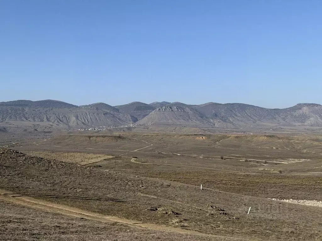 Участок в Крым, Судак муниципальный округ, с. Миндальное, Солнечная ... - Фото 1