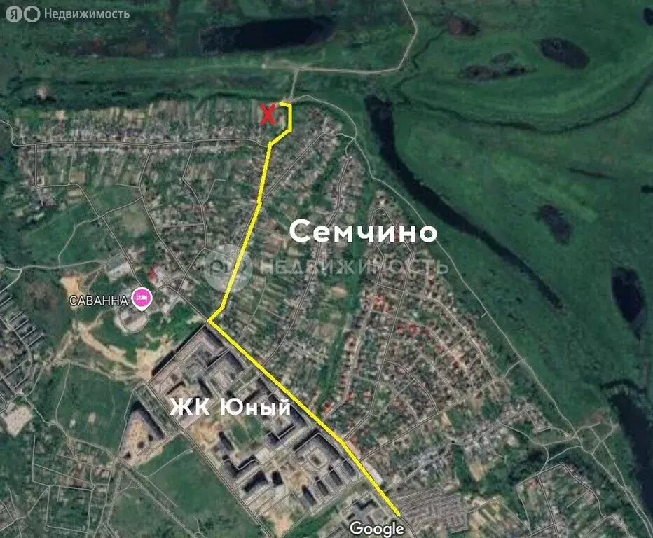 Участок в район Семчино, Советская улица, 133А (12 м) - Фото 2