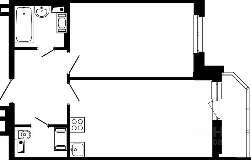 1-к кв. Ленинградская область, Всеволожский район, Заневское городское ... - Фото 1