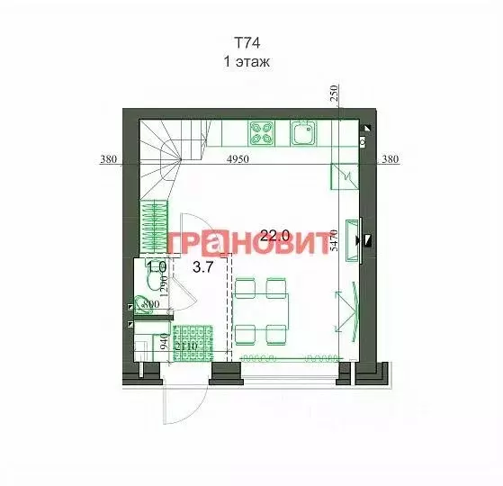 3-к кв. Новосибирская область, Новосибирский район, Мичуринский ... - Фото 1