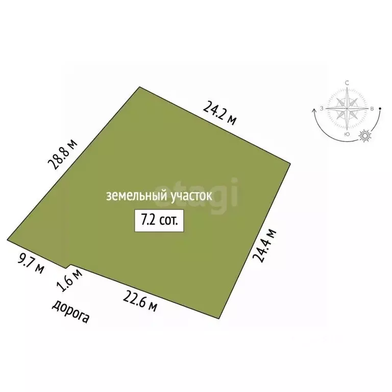 Участок в Московская область, Одинцовский городской округ, с. ... - Фото 2