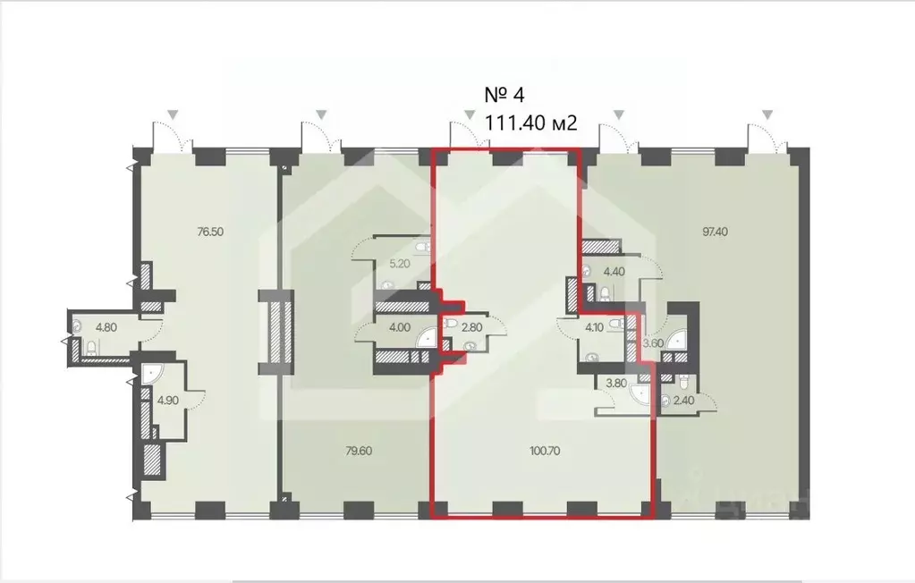 Помещение свободного назначения в Москва Профсоюзная ул., 84/32С9 (111 ... - Фото 2