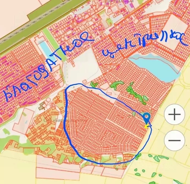 Участок в Алтайский край, Барнаул городской округ, пос. Центральный ... - Фото 1