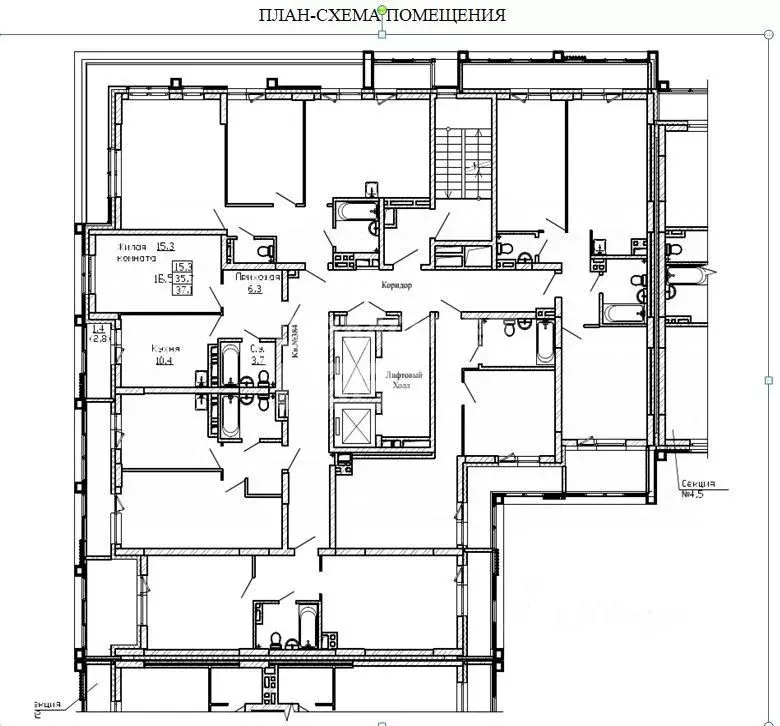 1-к кв. Новосибирская область, Новосибирск ул. Коминтерна, 89 (35.6 м) - Фото 2