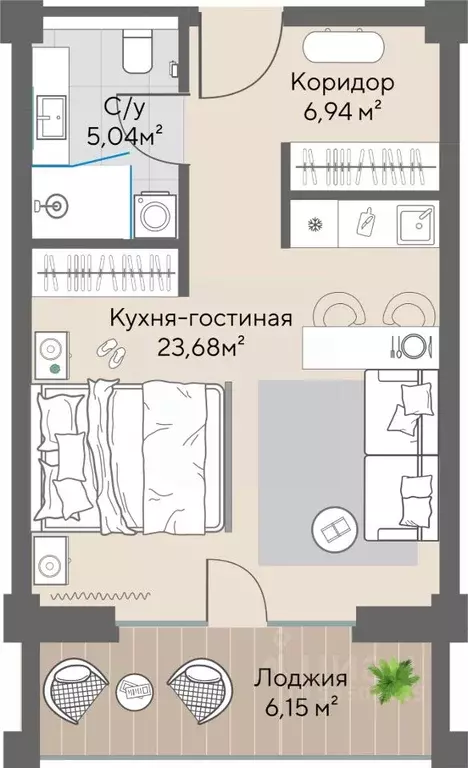 1-к кв. Кемеровская область, Таштагольский район, Шерегешское ... - Фото 0