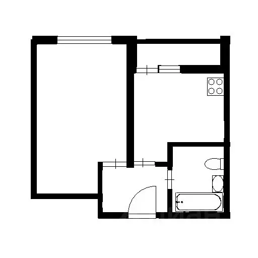 1-к кв. Краснодарский край, Краснодар Новознаменский жилрайон, ул. ... - Фото 2