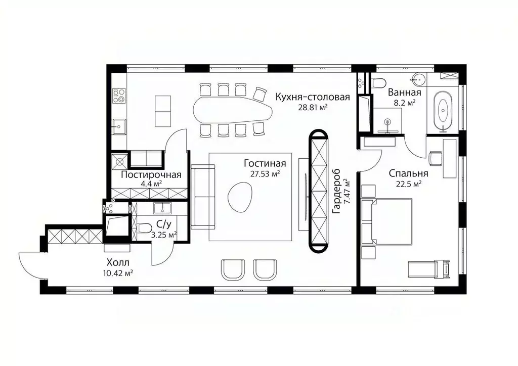 2-к кв. Москва Цветной бул., 32А (110.0 м) - Фото 1