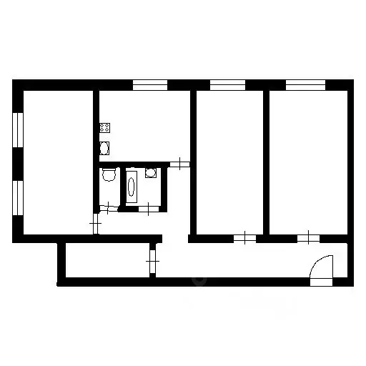 3-к кв. Новосибирская область, Новосибирск ул. Гоголя, 39А (88.3 м) - Фото 0