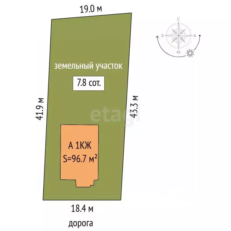 Дом в Тюменская область, Тюмень Царево СНТ,  (97 м) - Фото 2