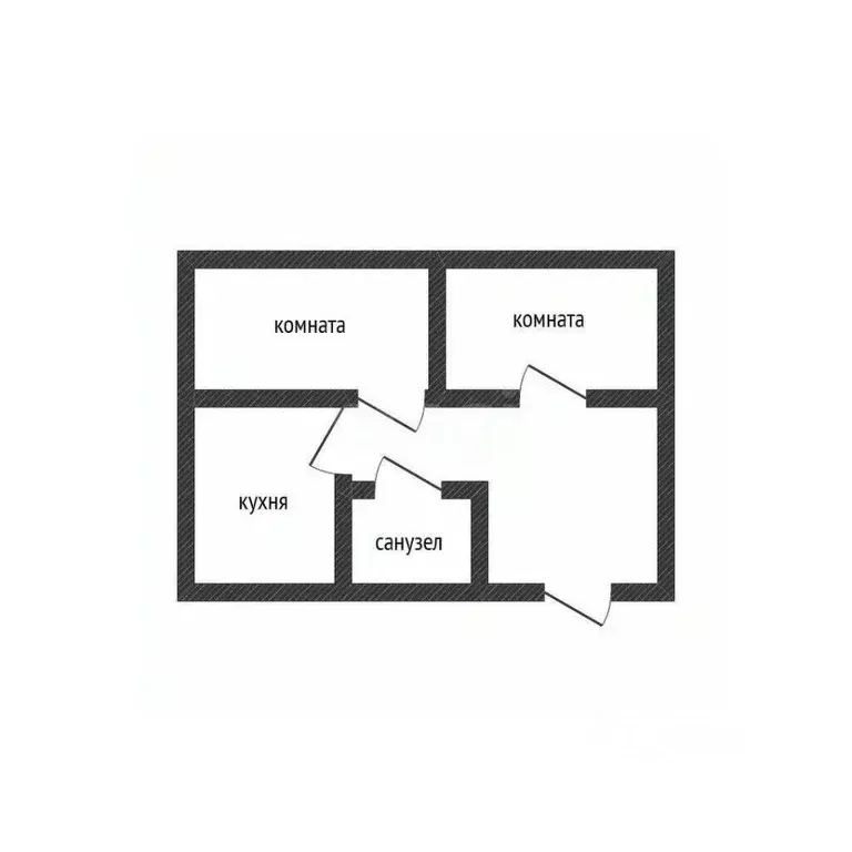 2-к кв. Курганская область, Курган ул. Куйбышева, 60 (52.9 м) - Фото 2