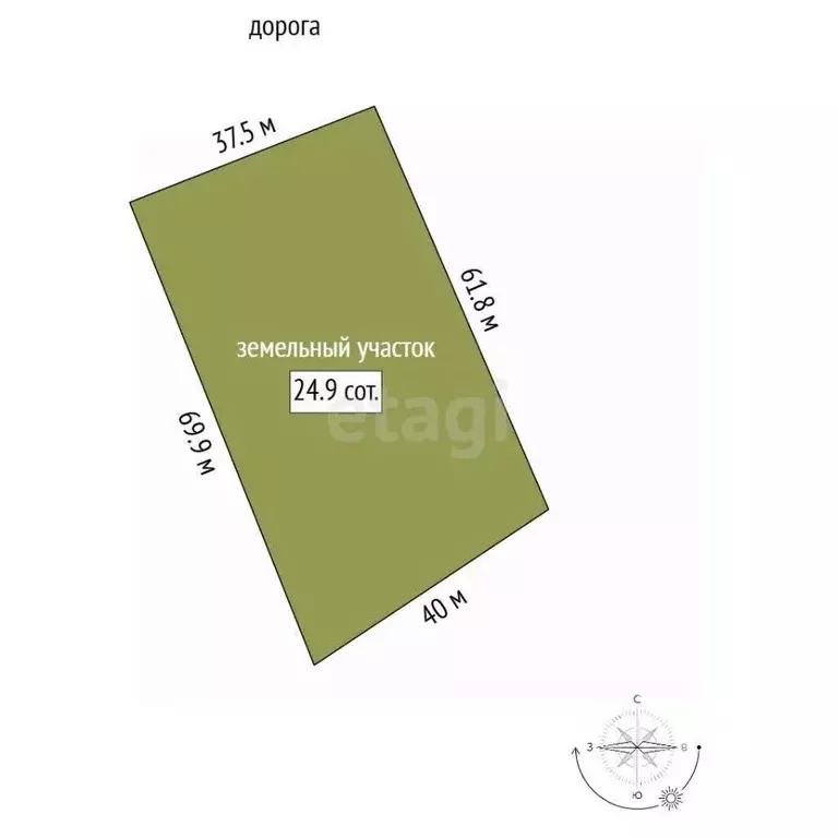 Участок в Ярославская область, Тутаевский муниципальный округ, д. ... - Фото 1