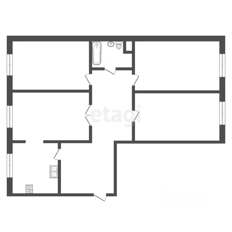 Дом в Крым, Сакский район, Суворовское с/пос, Нарцисс ОК 15 (32 м) - Фото 2