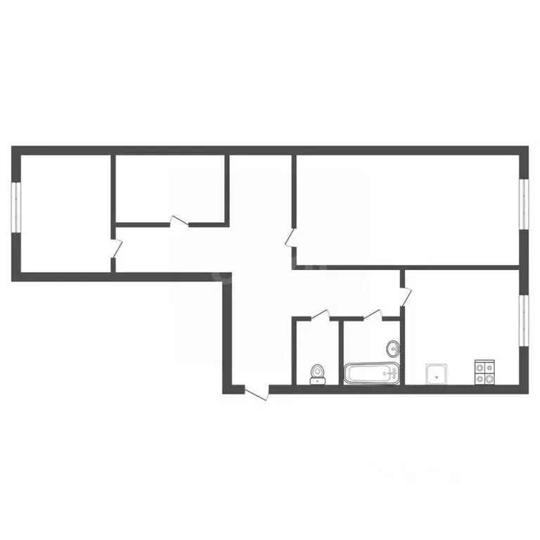 2-к кв. Тульская область, Донской Северо-Задонск мкр, Заводская ул., 4 ... - Фото 1