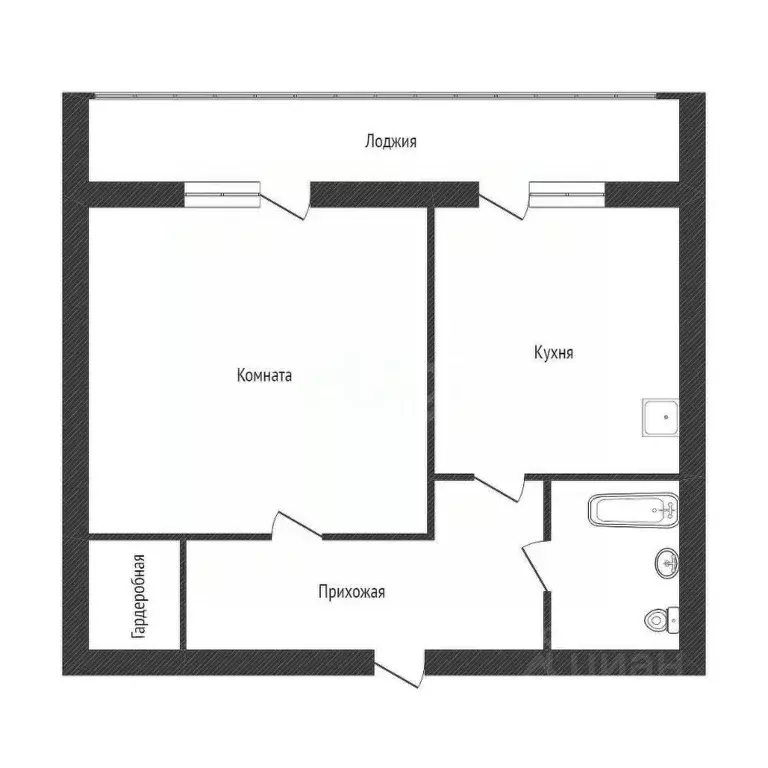 1-к кв. Белгородская область, Белгородский район, пос. Майский Садовая ... - Фото 1