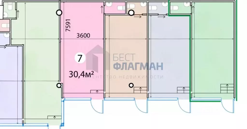 Помещение свободного назначения в Москва ул. Красная Пресня, 12 (30 м) - Фото 2