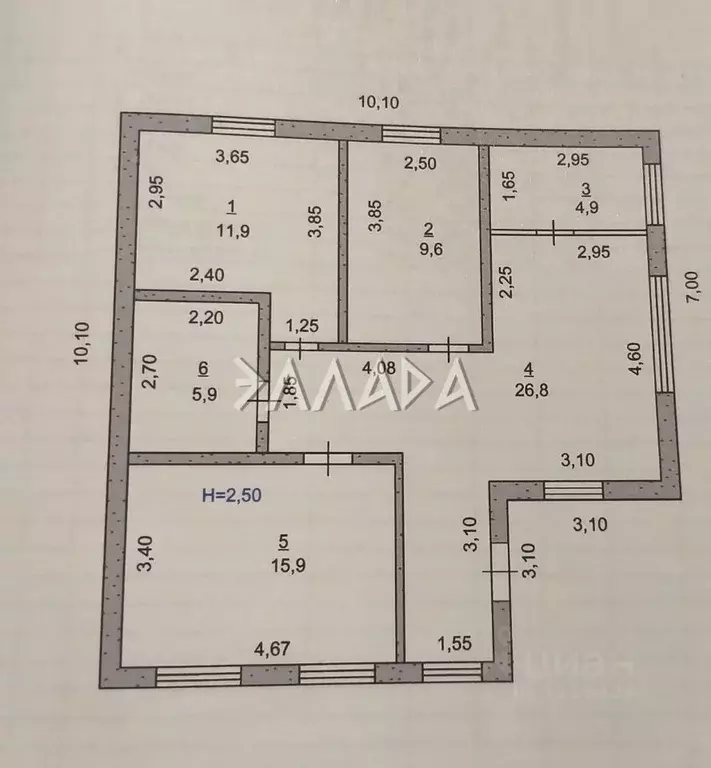 Дом в Ростовская область, Аксайский район, Рассветовское с/пос, ... - Фото 2