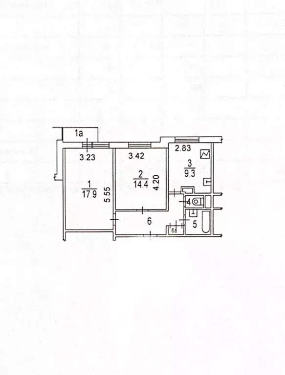 Продаётся 2-к квартира, 53.5 м - Фото 0
