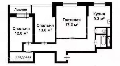 Продаётся 3-к квартира, 71 м - Фото 1