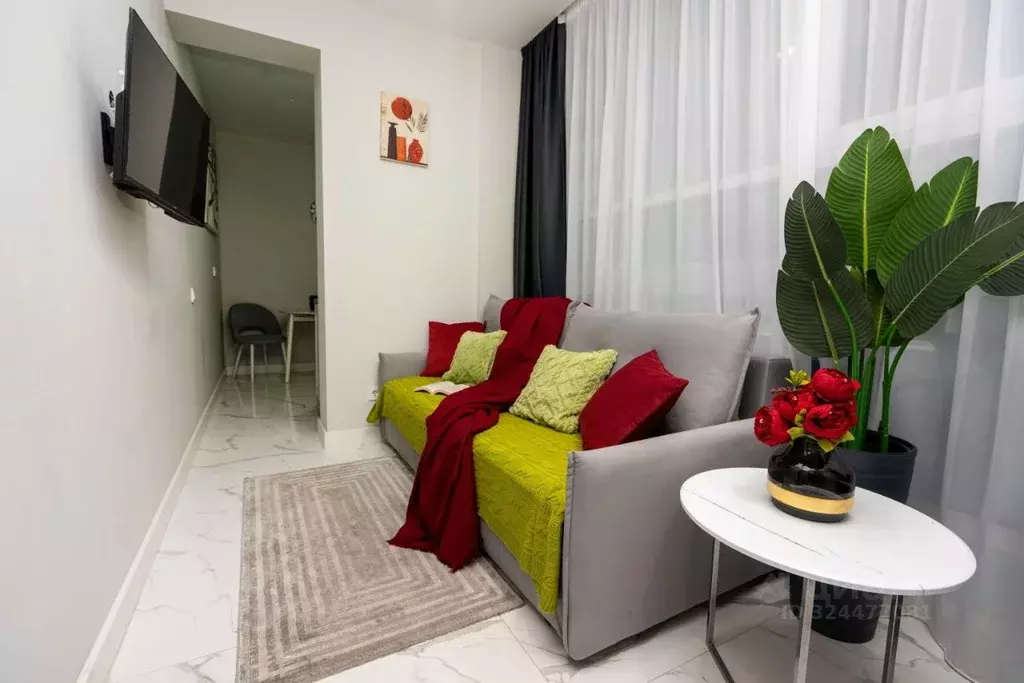 1-к кв. Краснодарский край, Сочи Центральный мкр, ул. Навагинская, 11Б ... - Фото 1