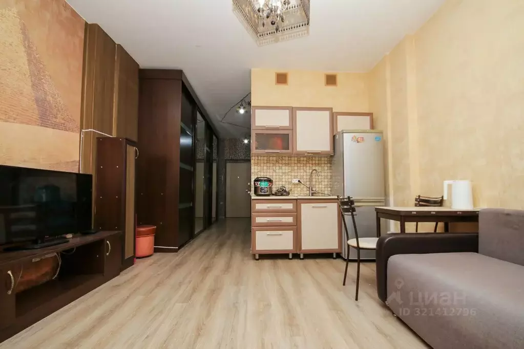 Студия Красноярский край, Красноярск ул. Мичурина, 2Ж (31.0 м) - Фото 1