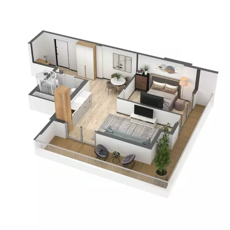 2-к кв. Крым, Ялта муниципальный округ, Кацивели пгт ул. Академика ... - Фото 1