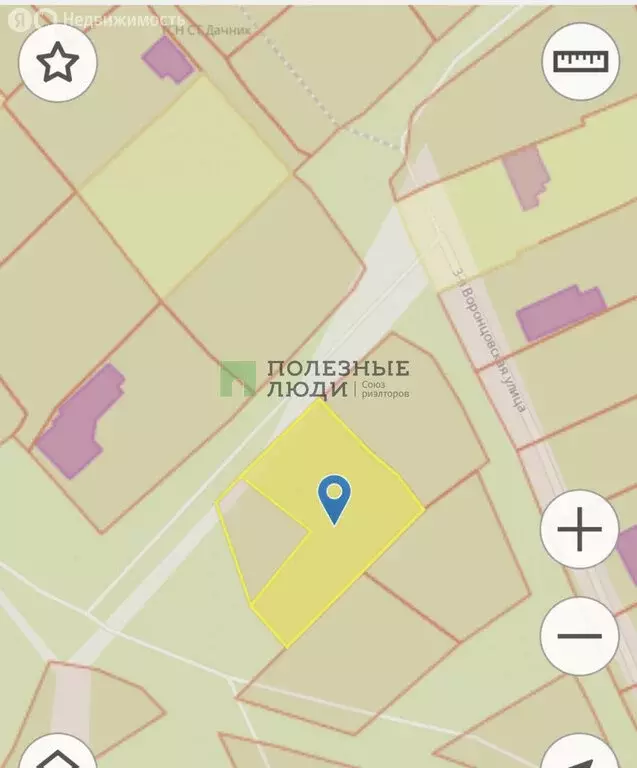 Участок в Севастополь, СТ Дачник, 1-я Воронцовская улица (8.98 м) - Фото 1