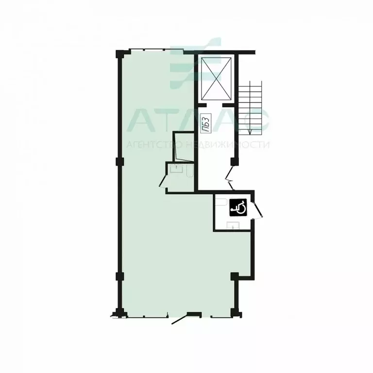 Офис в Крым, Симферополь ул. Желябова, 32 (71 м) - Фото 1