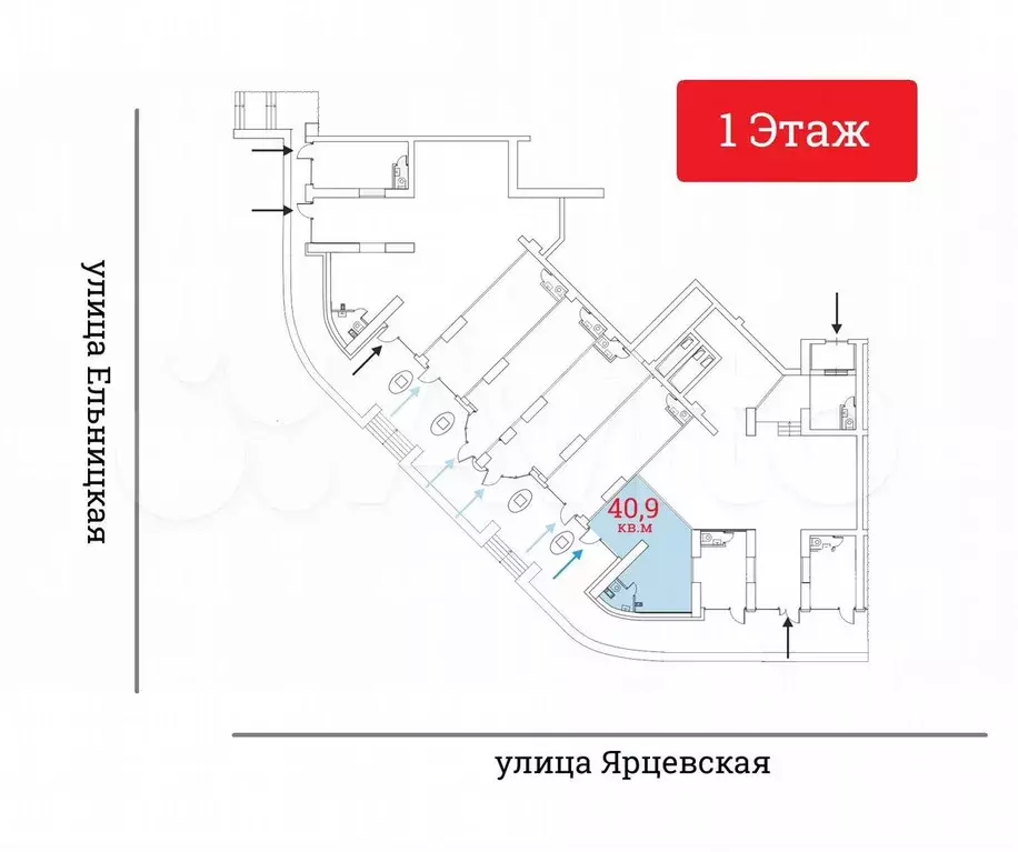 Продажа Торгового Помещения - 40,9 м - Фото 0