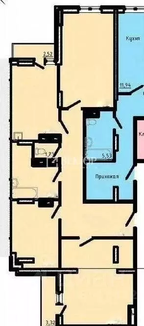 3-к кв. Ивановская область, Иваново Дюковская ул., 27А (105.2 м) - Фото 1