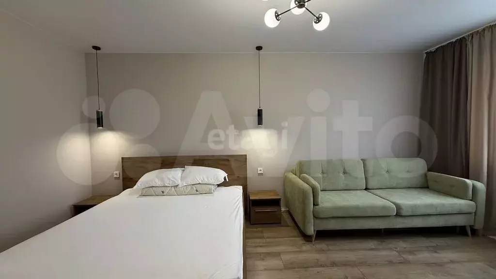 1-к. квартира, 43,8 м, 6/9 эт. - Фото 1
